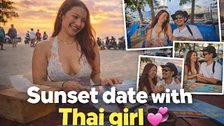 Beach date with my friend in Phuket 🌻😋🤗 #inglishmaker