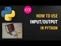 Learn input print formatted string Like a Pro