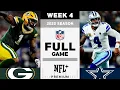 WHAT A GAME Green Bay Packers vs Dallas Cowboys FULL GAME NFL 2025 Season Week 4