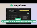 Supabase The All-in-One Open Source Backend