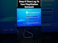 How To Sign In Into PlayStation Network On PS4