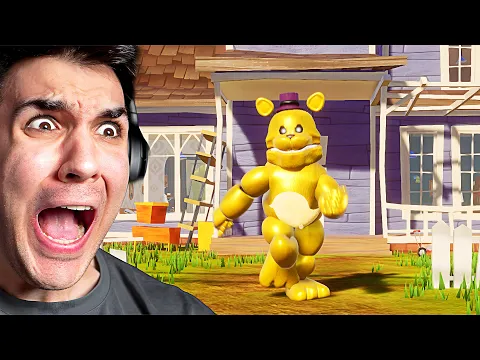 Video Thumbnail: KABUS GİBİ BİR OYUN... | Hello Neighbor Fredbear Modu