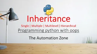 Inheritance Single Multiple Multilevel Hierarchical - Python OOPs 07