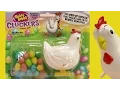 Hubba Bubba Cluckers Bubble Gum Candy Dispenser Wind-Up Chicken Toy