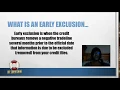 How To Request An Early Exclusion 2020