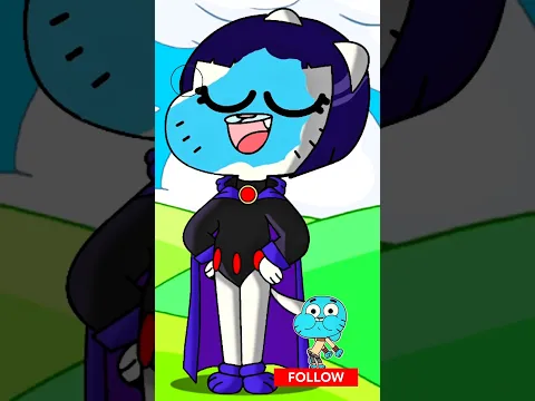 Amazing World of Gumball as Teen Titans GO! 🦸‍♀️ #teentitansgo #shorts #ytshorts #cartoonedit