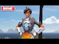 NEW TRACER Skin Gameplay In Fortnite Overwatch