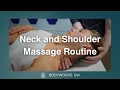 Neck Shoulder Deep Tissue Massage Myofascial Release Massage Tutorial