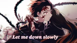 Let Me Down Slowly Demon Slayer AMV 