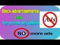 how to permanently remove advertisements and pop ups from all streaming sites 100 Chrome 2018