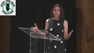 Kate Connelly at Stop the War 20th Anniversary Event