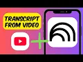 How To Get Transcript From Youtube Google NotebookLM