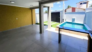 [[VENDIDO]] LINDA E A 200M DO MAR. CASA COM PISCINA EM ITANHAÉM | REF 489P/*R$ 450 Mil*