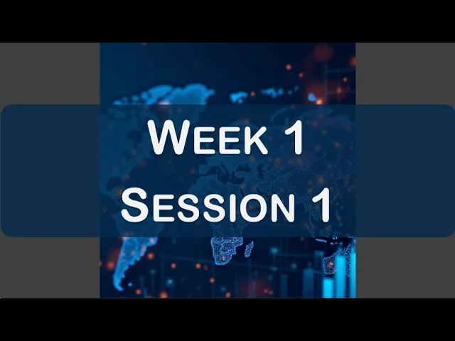 2025-05-10 Week 1 - Session 1: Introduction to TDS - TDS May 25