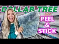 The genius way I used DOLLAR TREE peel stick wallpaper