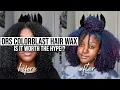 Trying ORS Curls Unleashed ColorBlast Wax HeyLayah