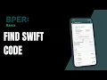 how to find bper banca swift code