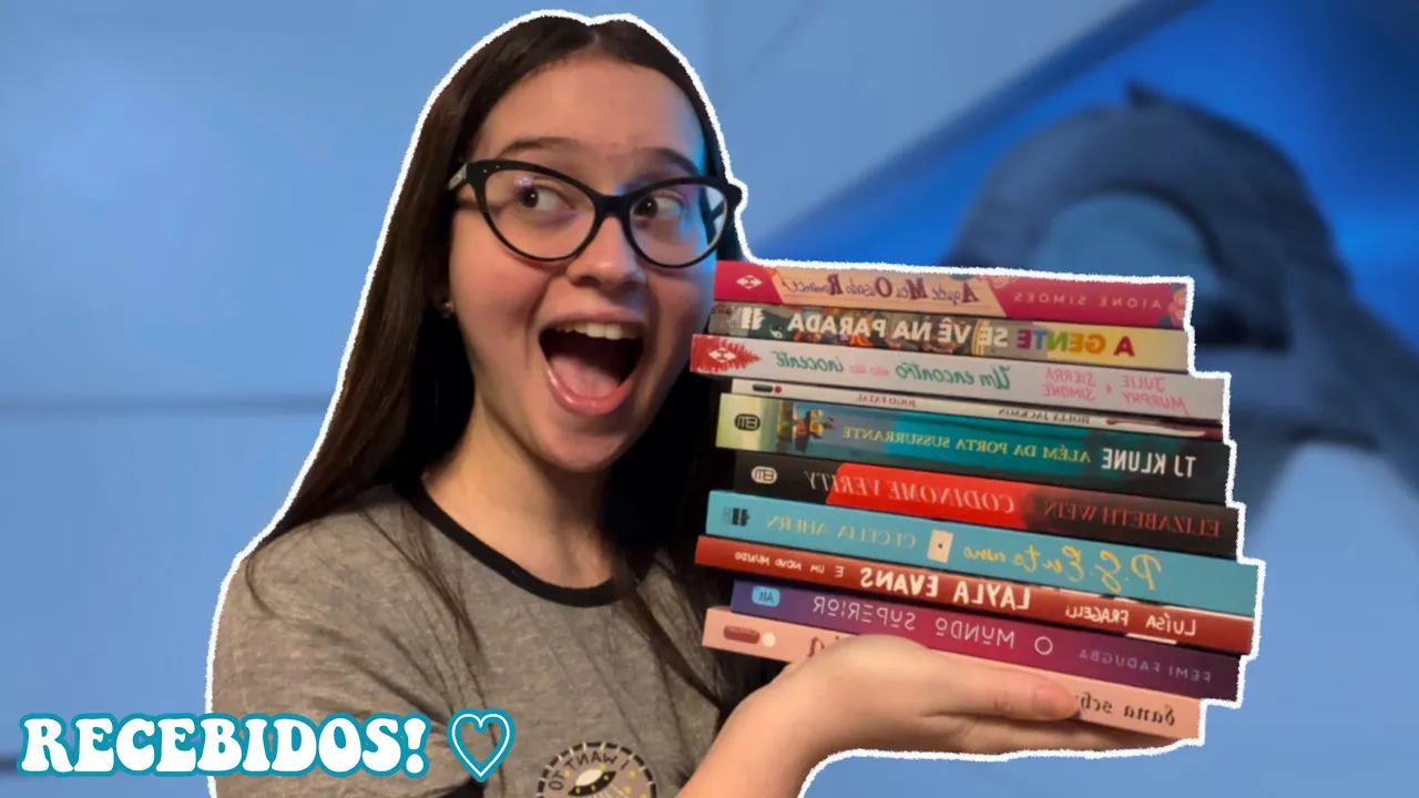 mostrando todos os livros que recebi em maio!