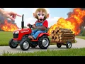 Download Lagu Bebê MACACO NANA se torna bombeira para apagar incêndio na floresta - Nana Em Português