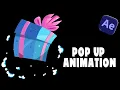 How to Create Pop Up Animation in After Effects Beginner to Pro After Effects Tutorial