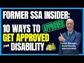 Pt 4 Former SSA Insider How to Get Disability Tricks Secrets GET APPROVED Complete Process