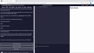 Basic HTML and HTML5 Introduction to Basic HTML and HTML5 freeCodeCamp