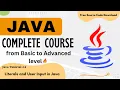 Java Tutorial for Beginners Literals and User Input in Java java full course