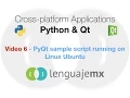 Cross-platform Applications with Python Qt 6 - PyQt sample script
