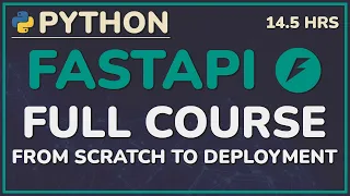 Python FastAPI Tutorial Full Course for Beginners - Build a Full-Stack Web App