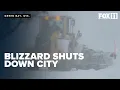 Blizzard makes Green Bay Wisconsin a ghost town