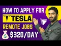 How to Apply for Tesla Remote jobs Tesla entry level jobs Tesla Careers Warehouse Jobs