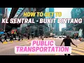 Lagu KL Sentral to Bukit Bintang by Monorail - Kuala Lumpur public transportation - Travel in Malaysia