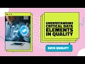 What Are Critical Data Elements CDEs in Data Quality Data Analytics Talks