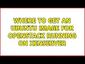 Where to get an Ubuntu image for OpenStack running on XenServer