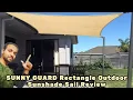 SUNNY GUARD Rectangle Outdoor Sunshade Sail Review Ranked in Top 5 Best Sunshade Sails Under