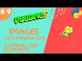 Coding games in python with Pygame Image transformations