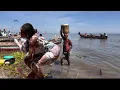 RAW uncut outdoor shower in Africa Unbelievable