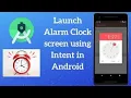 Build Alarm Clock App in Android Studio