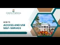 How to Access and Use Self Service