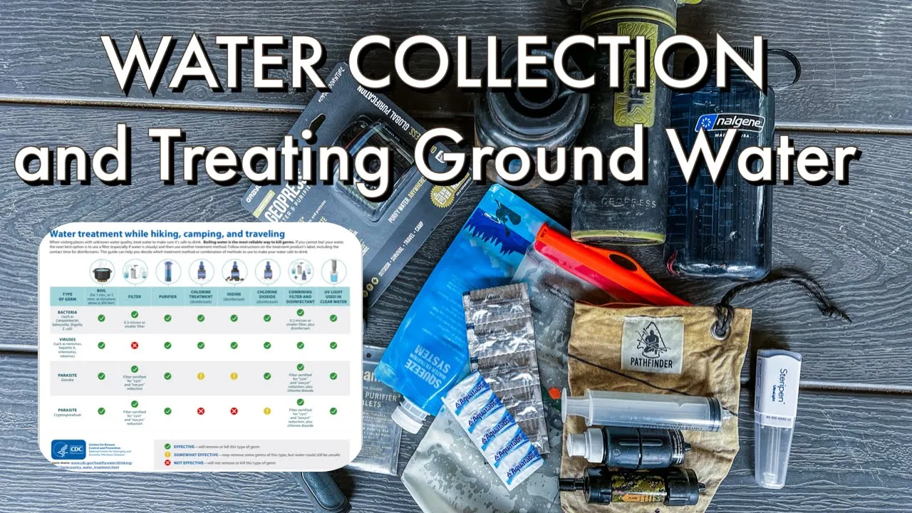 Water Disinfection and Purification Collection ground Water and Water Treatment Full Seminar