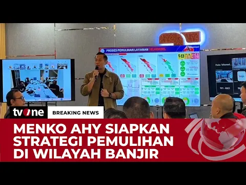 Menko AHY Pastikan Perbaikan Infrastruktur Komunikasi Cepat