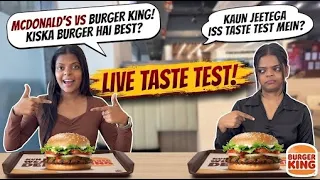 Mc Donald vs Burger King test 