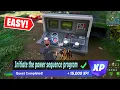 Initiate the power sequence program at Slone s location Slones s Quests