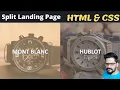 Split Products Landing Page HTML CSS Tutorial 2022 NAVEEN SAGGAM
