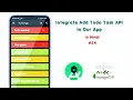 Integrate Add Todo API in Our APP Create a Todo App using RestAPI in Hindi