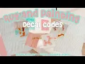 Berry Avenue Bloxburg Roblox Rug and Painting Decal Codes Part 3