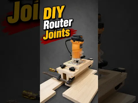 The Best Way to Connect Wood with a DIY Router Jig #tooltips