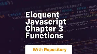 Eloquent javascript chapter 3 functions