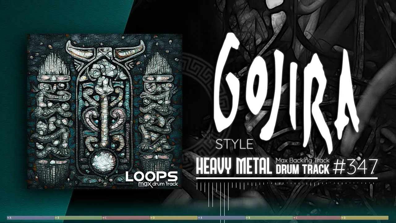 Heavy Metal Drum Track / Gojira Style / 85 bpm