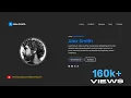Personal Portfolio Responsive website using pure HTML CSS and JavaScript portfolio website
